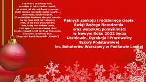 Życzenia świąteczne