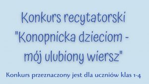 Konkurs recytatorski