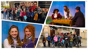 Ania z Zielonego Wzgórza- klasa 6a na spektaklu