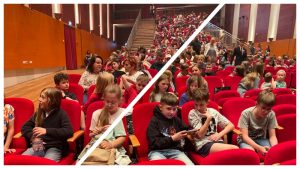Klasa 4a na przedstawieniu „Kolory”