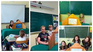 Teatrzyk Kamishibai w klasie 4b