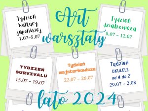 Wakacyjne Art-warsztaty dla dzieci