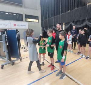 II miejsce w tenisie stołowym